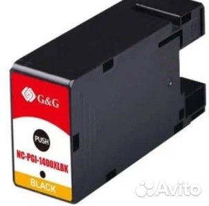 Картридж струйный Canon Maxify PGI-1400xlbk черный