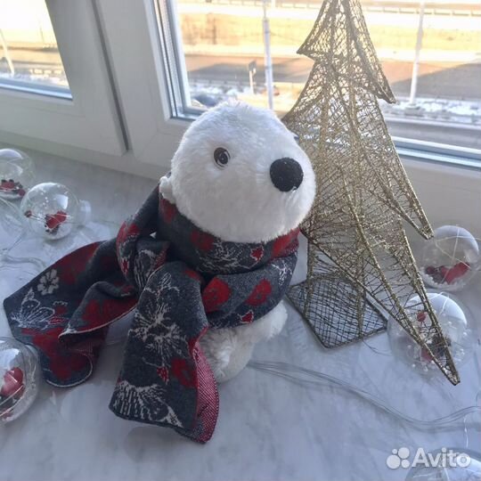 Зимний комплект шапка D26см и шарф