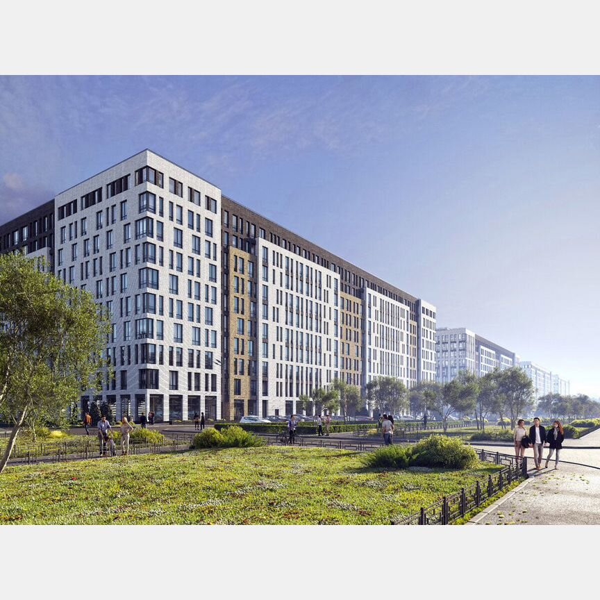 2-к. квартира, 67,4 м², 2/10 эт.