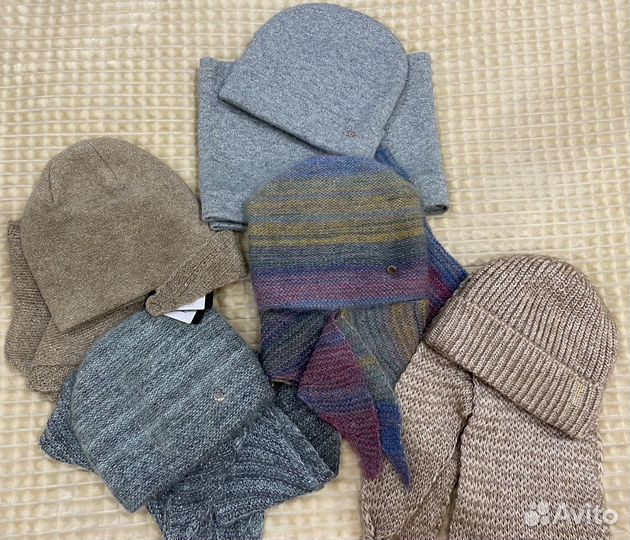 Комплект шапка и шарф