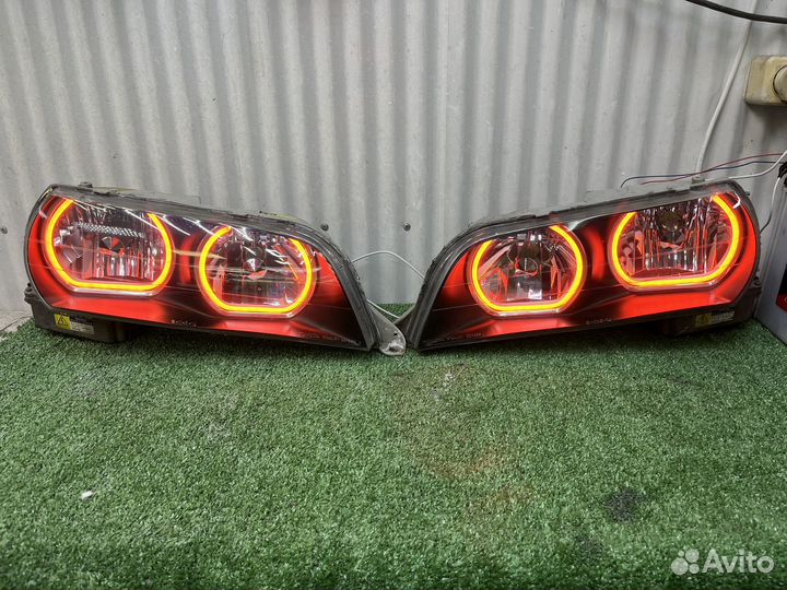 Фары Toyota Chaser jzx 100 дьвольские глазки