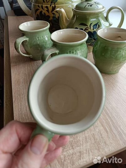 Набор чайников ссср,4коужки