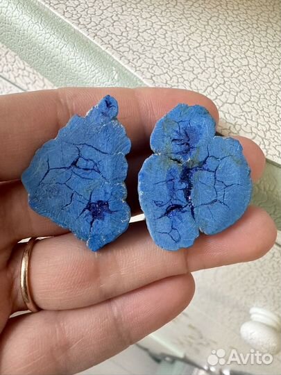 Азурит с кристаллизацией