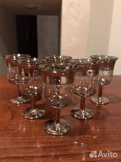 Хрустальные рюмки винтаж СССР