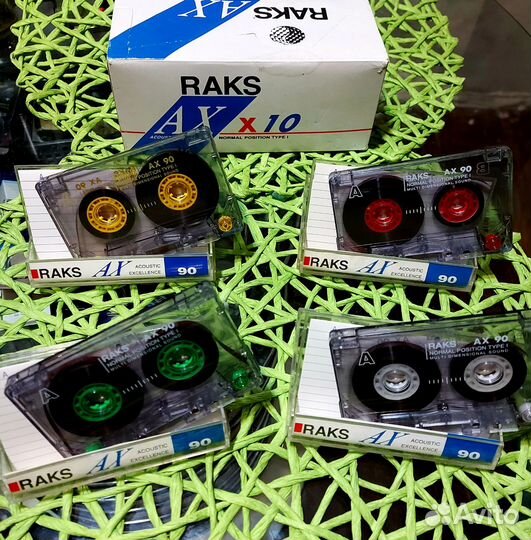 Аудиокассеты Raks с записью