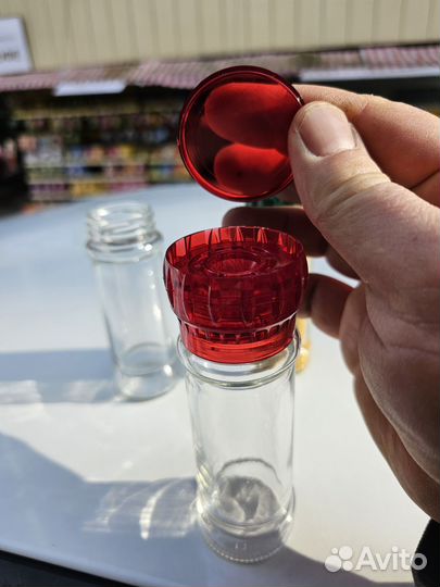 Мельница. Дозатор. Банка твист 100мл шестигранник