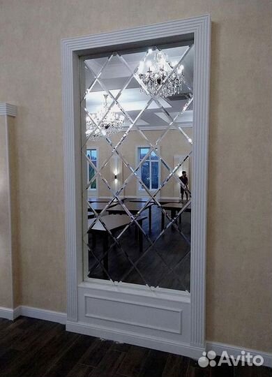 Зеркальная плитка на стену