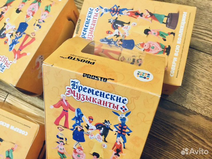 Бременские музыканты Prosto toys 6 фигурок