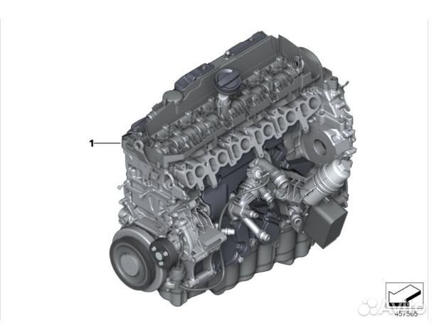 Двигатель BMW B57D30C M50dX