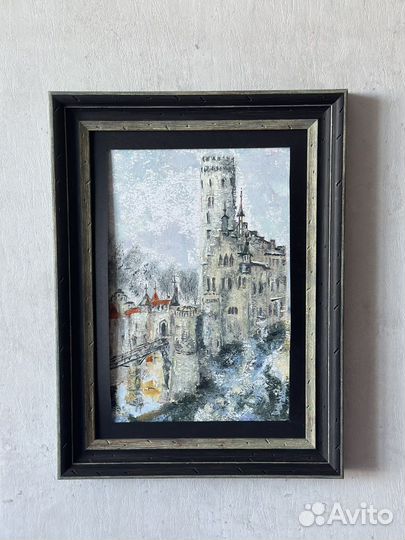 Картина маслом «Замок в Германии» 21х30