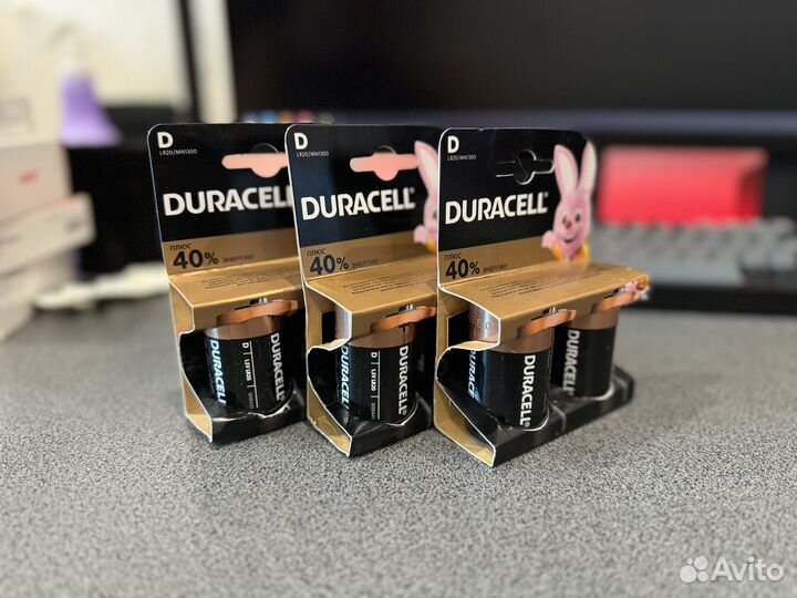 Батарейки duracell D