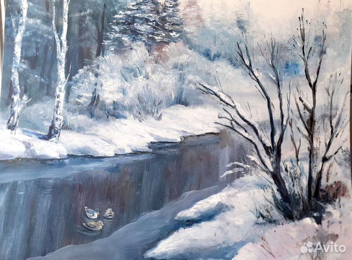 Картина маслом пейзаж