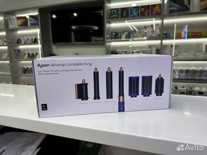 Стайлер Dyson AirWrap Complete Long HS05 Синий