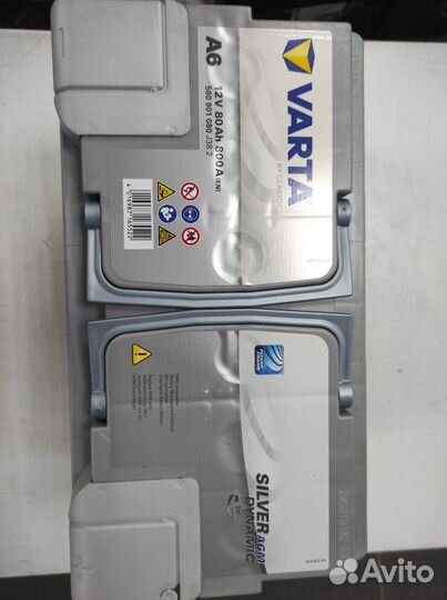 Аккумулятор 80Ah AGM Varta start-stop Webasto