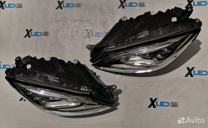 Фары Mercedes w222 s222 с дореста в рест Full Led