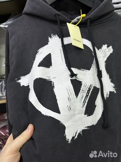 Худи Vetements anarchy oversize (новинка 2025)