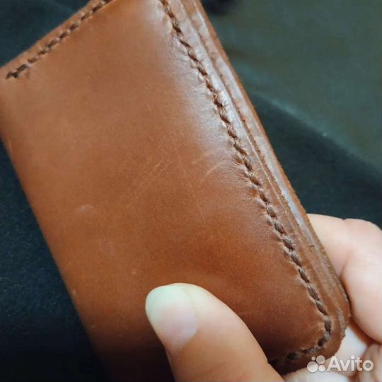 Кошелек мужской кожаный