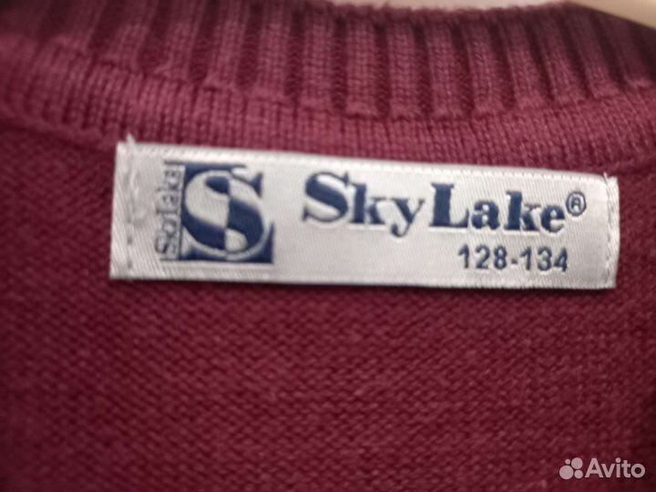 Жилет школьный для девочки 128 134 Sky Lake