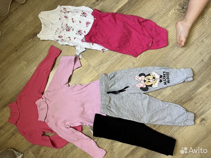 Вещи пакетом для девочки 80 86