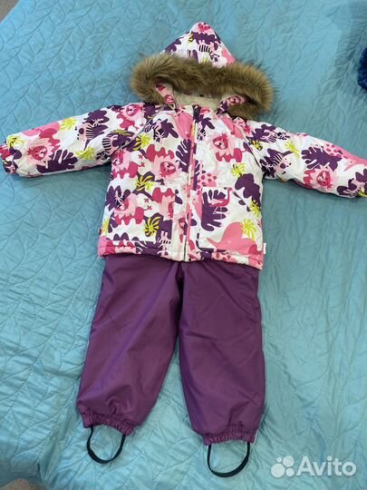 Зимний костюм для девочки 92