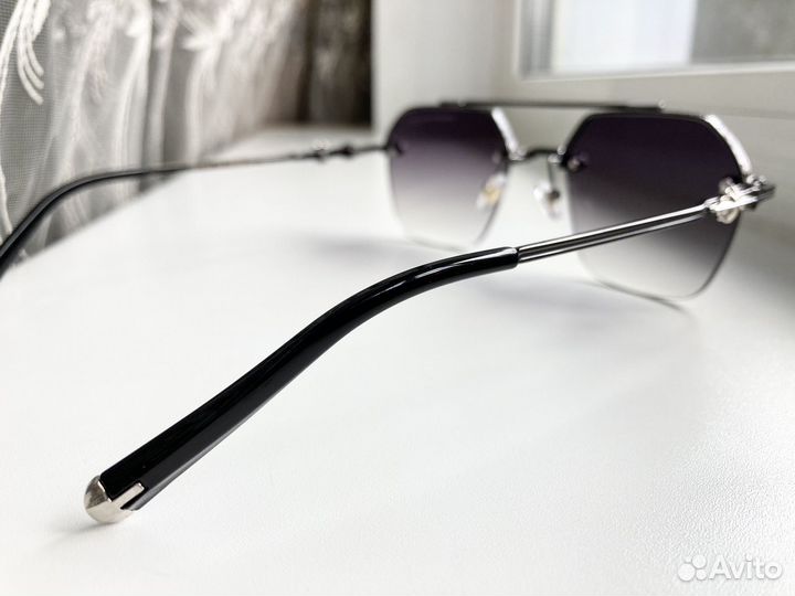 Очки Chrome Hearts металлические зеркально-цветные