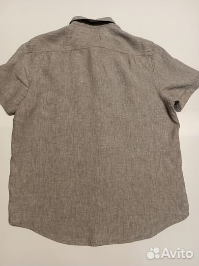 Мужская льняная рубашка canda