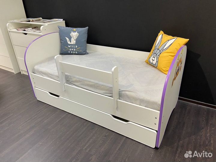 Детская кровать с Бортиком