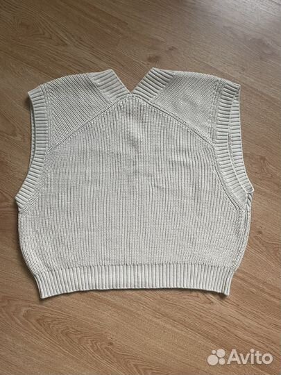 H&m хлопковый жилет