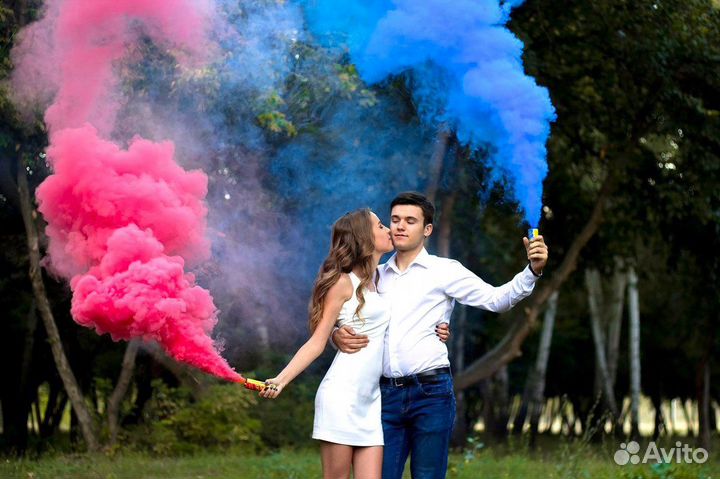 Цветной дым