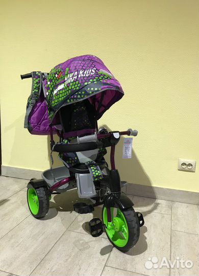 Велосипед детский 3-х колесный принт спортивный ам