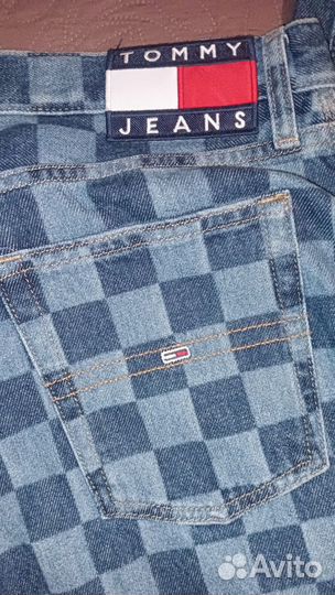 Клетчатые джинсы Tommy Jeans