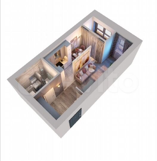 Квартира-студия, 27,8 м², 8/9 эт.