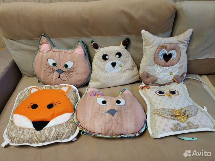 Подушки бортики в детскую кроватку