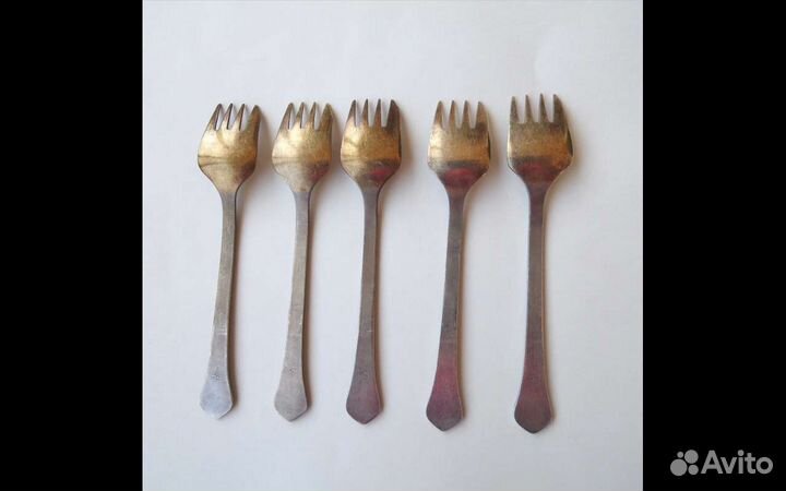 Вилки десертные Элегант, мельхиор