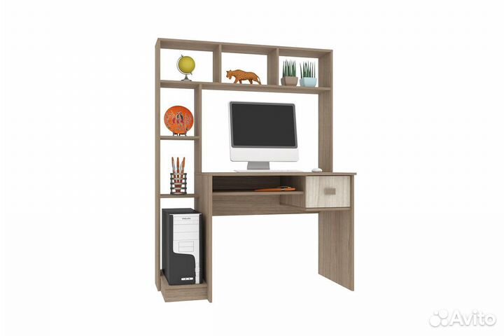Компьютерный стол ск-01 с надстройкой