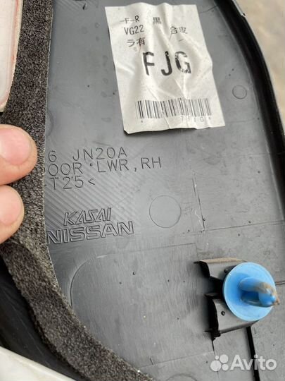 Обшивка двери nissan teana