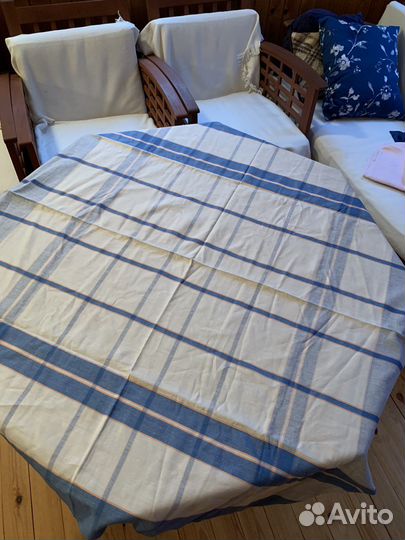 Скатерть лен СССР советская