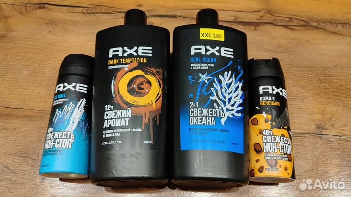 Axe гель для душа, дезодорант