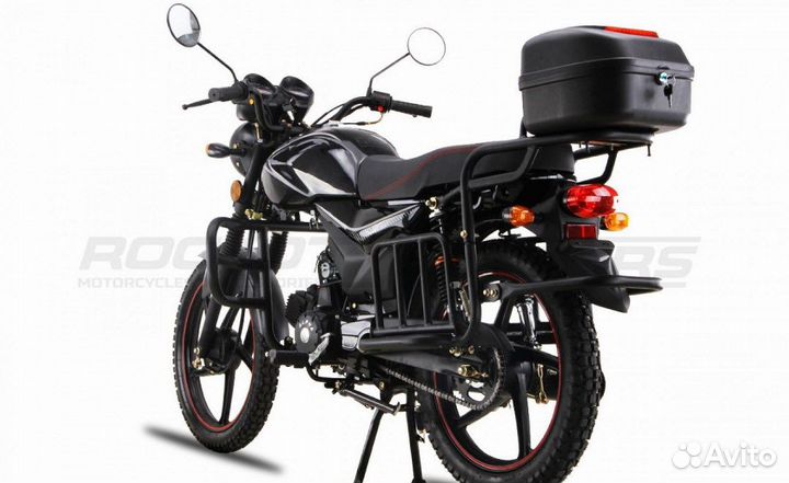 Мопед rockot alpha tourist RM50-1 (черный глянцевы