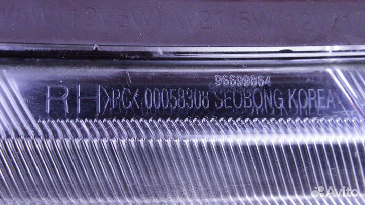 Фара правая Chevrolet Captiva C140 A 24 XE, LE5 96