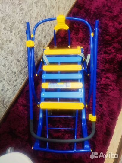 Санки с большими колесами