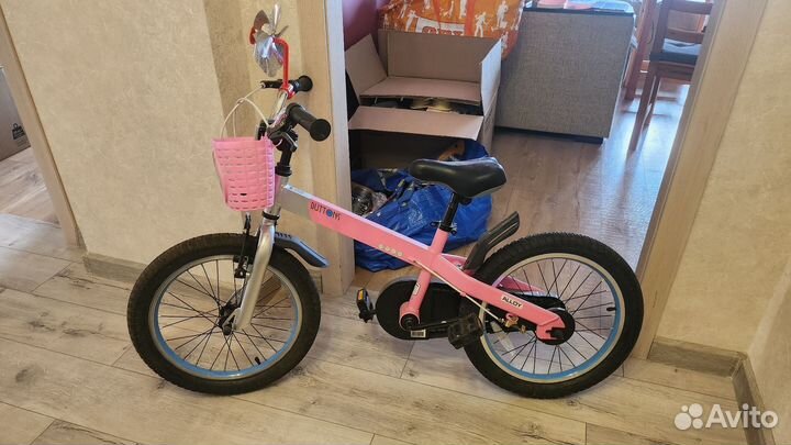 Велосипед детский розовый