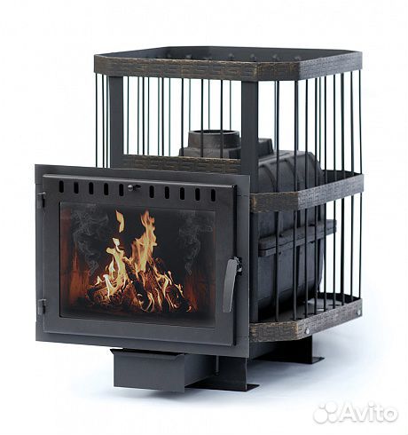 Чугунная банная печь 