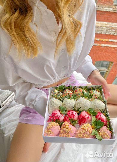 Клубника в шоколаде бокс