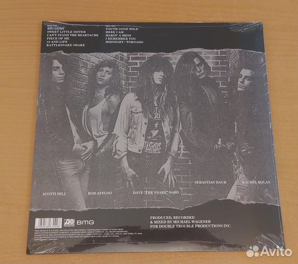 Skid Row – Skid Row 1989 RE 2021 LP