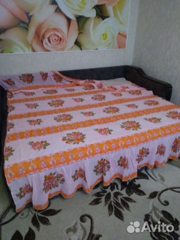Покрывало на 2 х спальную кровать бу