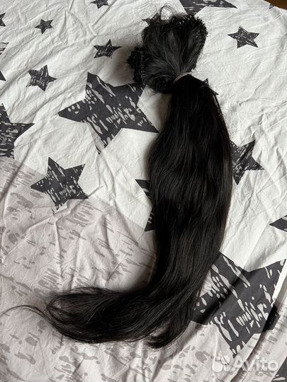 Волосы для наращивания натуральные бу 47см