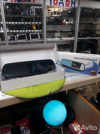 Видеорегистратор зеркало Full HD 1080 2-x камеры