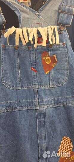 Винтажный джинсовый комбез Dickies