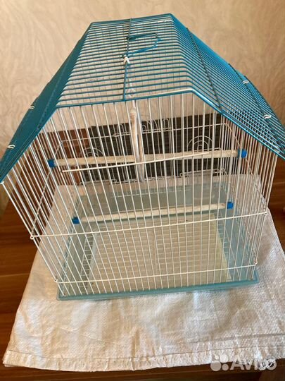 Клетка для мелких птиц 32*42*24см